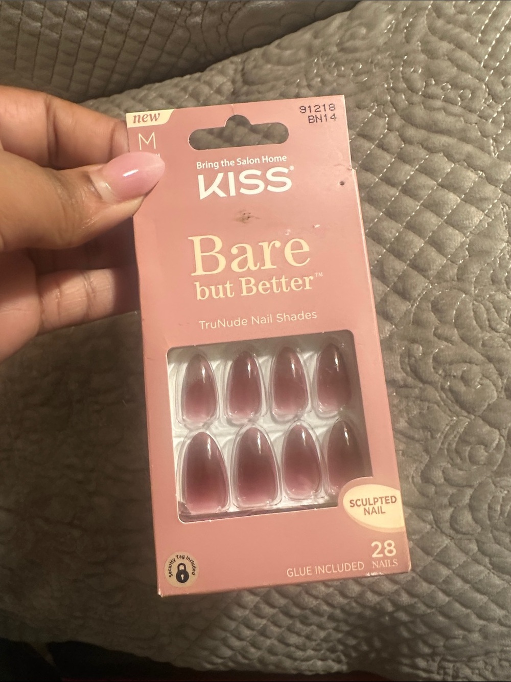 Kiss Bare but Better TruNude Press-On Nails - Burgundy Clear